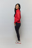 Woman in a complete Goal Five workout outfit with leggings