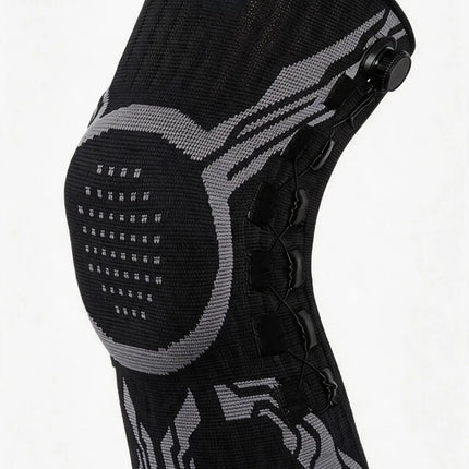 Adjustable Compression Knee Brace with Dial, Breathable Knee Support Sleeve for Sports, Running & Daily Activities