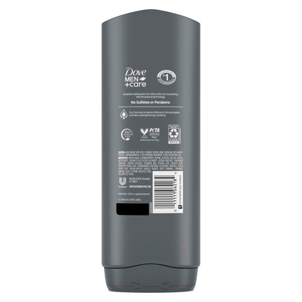 DOVE Men+Care Extra Fresh Body Wash and Face Cleanser for Nourished Skin, 13.5 Oz