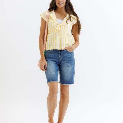 Sunshine Stripe Top by Downeast