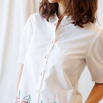 Cherry Cute Button Down by Downeast