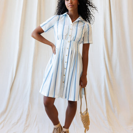 Seaside Stripe Dress by Downeast