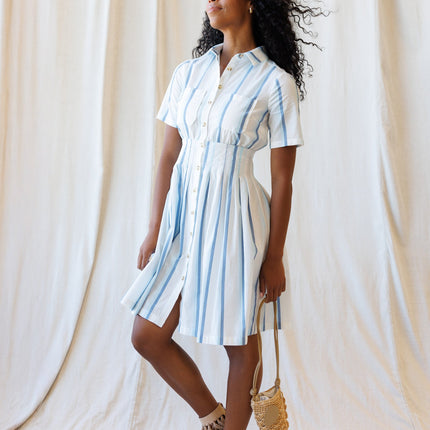 Seaside Stripe Dress by Downeast