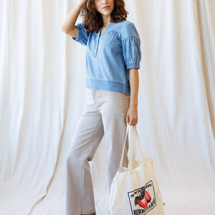 Portside Chambray Popover by Downeast