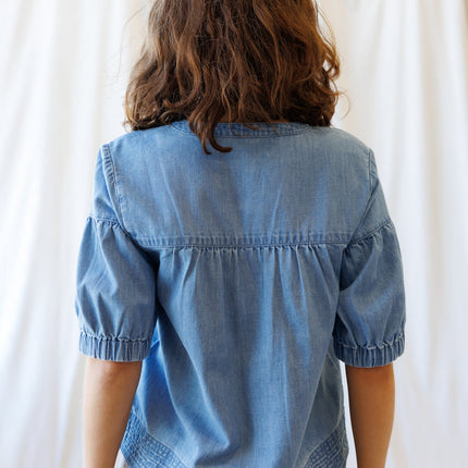 Portside Chambray Popover by Downeast