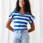 XS / Navy Stripe