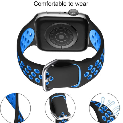 3 Pack Sport Bands Compatible with Apple Watch Band 44Mm 46Mm 45Mm 42Mm 49Mm Men Women,Soft Silicone Breathable Band for Iwatch SE Ultra 3 2 for Iwatch Series 11 10 9 8 7 6 5 4 3 2 1