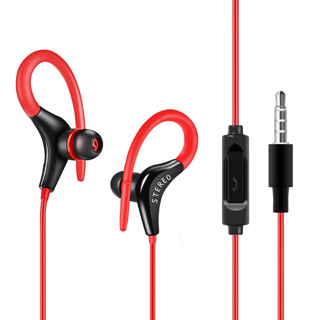 Universal In-Ear Sports Headphones with Microphone by Gilded Grace