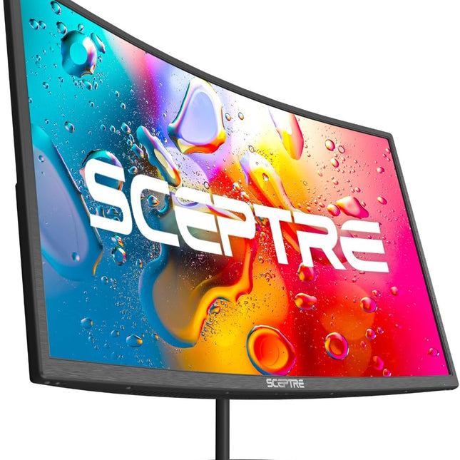 Curved 24-Inch Gaming Monitor 1080P R1500 98% Srgb HDMI X2 VGA Build-In Speakers, VESA Wall Mount Machine Black (C248W-1920RN Series)