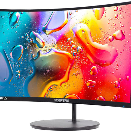 Curved 24-Inch Gaming Monitor 1080P R1500 98% Srgb HDMI X2 VGA Build-In Speakers, VESA Wall Mount Machine Black (C248W-1920RN Series)