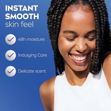 Oil Infused Vanilla and Almond Body Lotion for Women, Fast-Absorbing and Non-Greasy, 48-Hour Moisturization, 16.9 Fl Oz Pump Bottle, Pack of 6