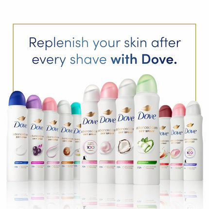 Dove Advanced Care Antiperspirant Deodorant Spray Powder Soft - 3 Count, 72-Hour Protection with Enhanced Ceramide Levels for Post-Shaving Skin Barrier Repair, 3.8 Oz