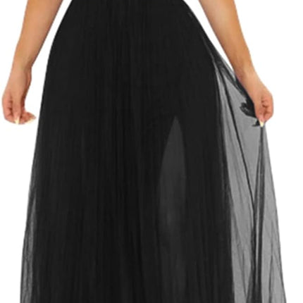Women'S Sexy Deep V Neck Split Cocktail Party Formal Bridesmaid Maxi Dress