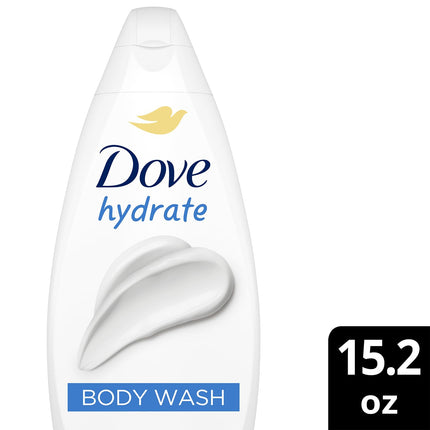 Dove Hydrating Body Wash 6-Pack – Moisturizing Cleanser for Smooth, Soft Skin, 15.22 Oz Each