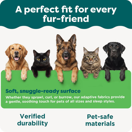 Water-Resistant Sofa Cover for Dogs & Cats, Reversible Couch Protector with Secure Straps and Pinsonic Quilted Fabric, Machine Washable Couch Cover, Large Sofa, Gray Mist