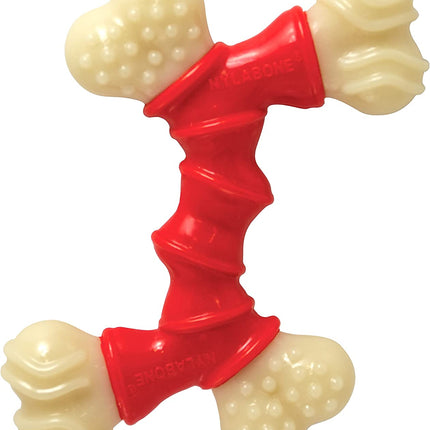 Double Bone Power Chew Toy for Dogs, Dog Toys for Aggressive Chewers, Bacon Flavor, X-Large - 50+ Lbs, 1 Count