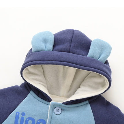Baby Fleece Hooded Jacket for Boys and Girls Winter by Gilded Grace