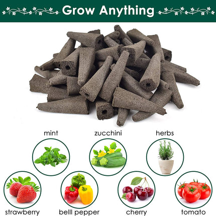 Grow Sponges 50-Pack for Aerogarden, Replacement Root Growth Sponges Seed Pods, Seedling Starter Refill Sponges Kit for Hydroponic Indoor Garden System