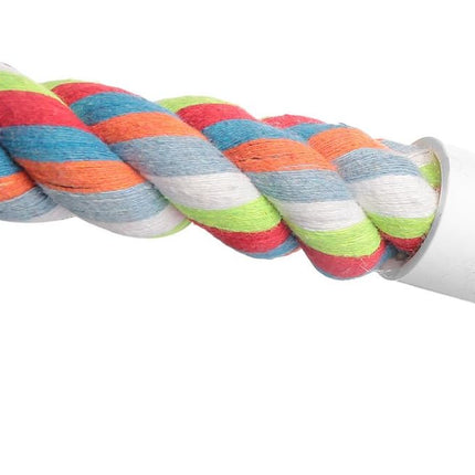 Bird Perch, Parrot Toys 94.5 Inch Climbing Ropes Bungee Bird Toys