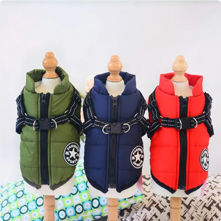 Padded Ski Vest For Pets by Gilded Grace