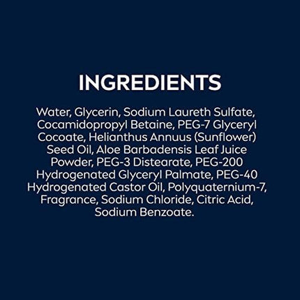 Nivea Men Maximum Hydration Body Wash Aloe Vera 16.9 Fl Oz Pack of 3