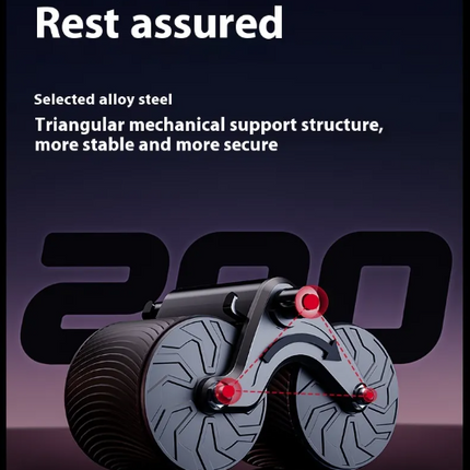 Automatic Rebound Abdominal Wheel by Gilded Grace