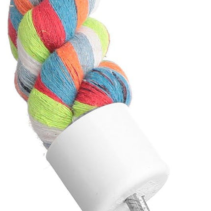 Bird Perch, Parrot Toys 94.5 Inch Climbing Ropes Bungee Bird Toys