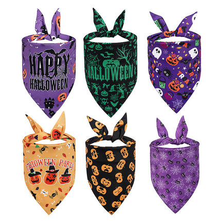 Halloween Triangle Scarf for Pets by Gilded Grace