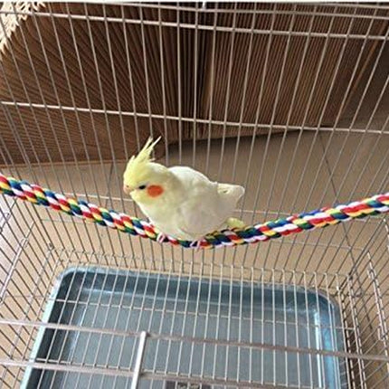 Bird Rope Perches,Parrot Toys 21 Inches Rope Bungee Bird Toy (21 Inches)[1 Pack]