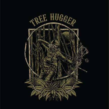 "Tree Hugger" Tee by Bow Crew Apparel - Bow Hunting Lifestyle Apparel