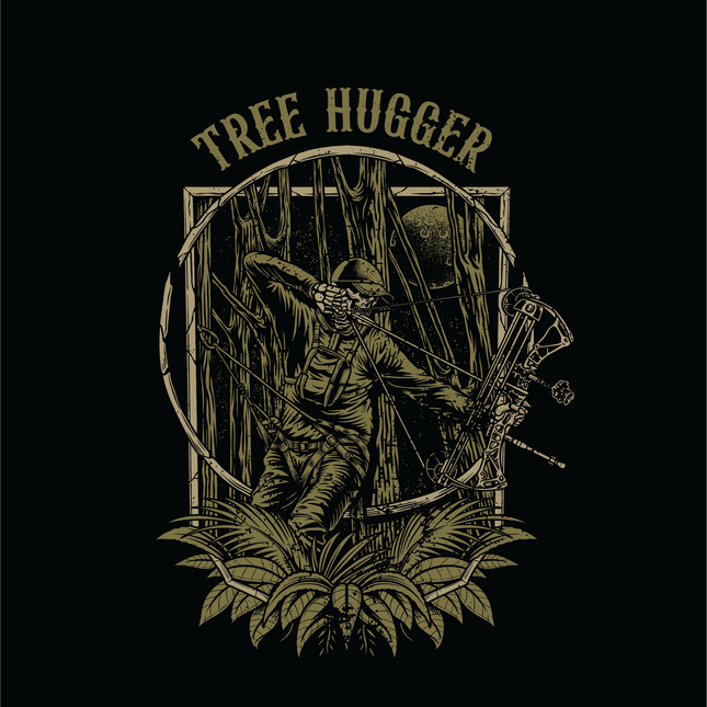"Tree Hugger" Tee by Bow Crew Apparel - Bow Hunting Lifestyle Apparel