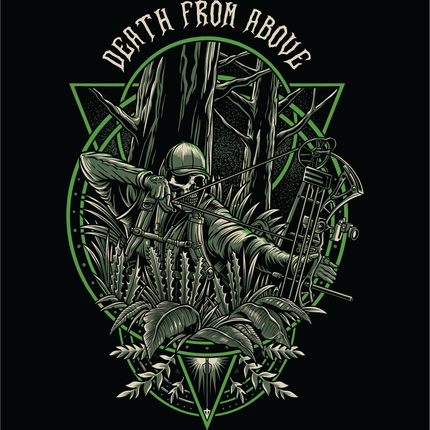"Death From Above" Tee by Bow Crew Apparel - Bow Hunting Lifestyle Apparel