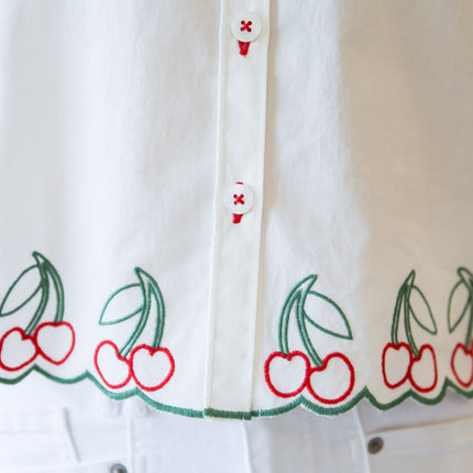 Cherry Cute Button Down by Downeast