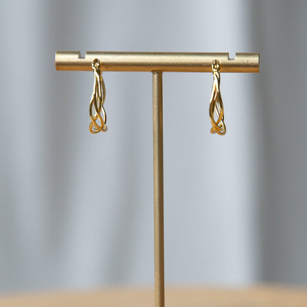 Braided Hoop Earrings by Downeast