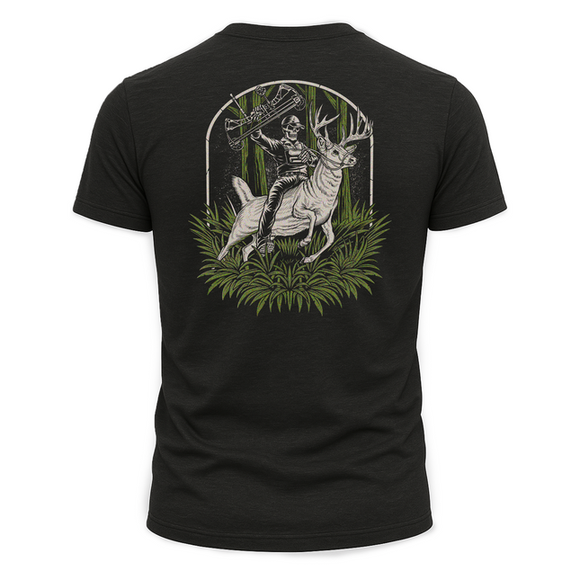 "Buck Wrangler" Tee by Bow Crew Apparel - Bow Hunting Lifestyle Apparel