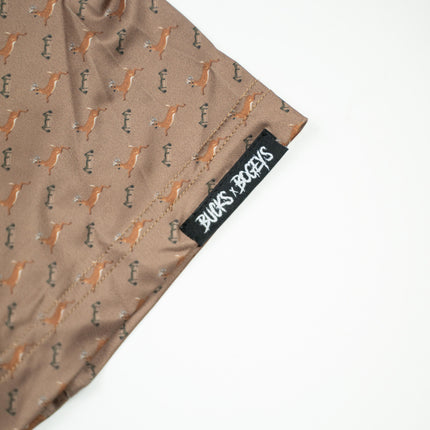 "Jumpin' Buck" Golf Polo by Bow Crew Apparel - Bow Hunting Lifestyle Apparel