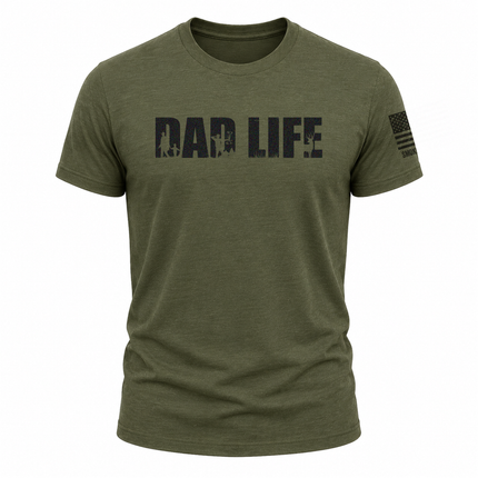 "DAD LIFE" Tee by Bow Crew Apparel - Bow Hunting Lifestyle Apparel