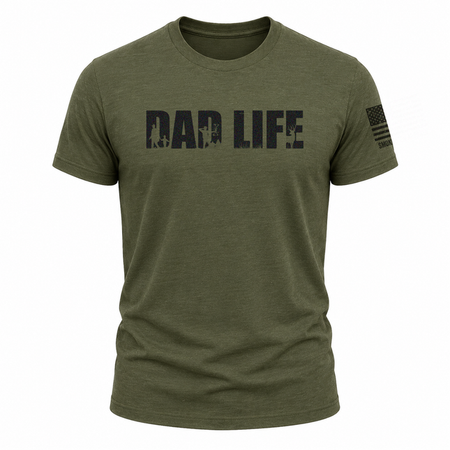 "DAD LIFE" Tee by Bow Crew Apparel - Bow Hunting Lifestyle Apparel