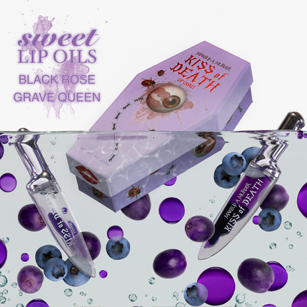 KISS of DEATH Bloody Lip Oils by Makeup A Murder, INC