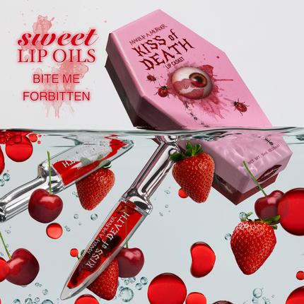 KISS of DEATH Bloody Lip Oils (Full Collection) by Makeup A Murder, INC