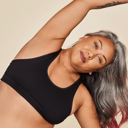 Glide Cotton Racerback Bralette by Meadow