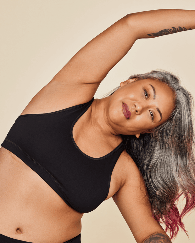 Glide Cotton Racerback Bralette by Meadow