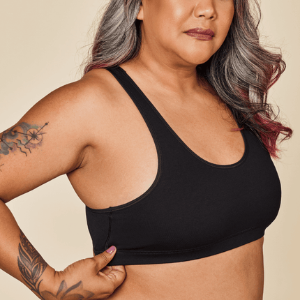 Glide Cotton Racerback Bralette by Meadow