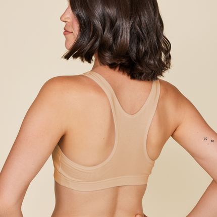 Glide Cotton Racerback Bralette by Meadow