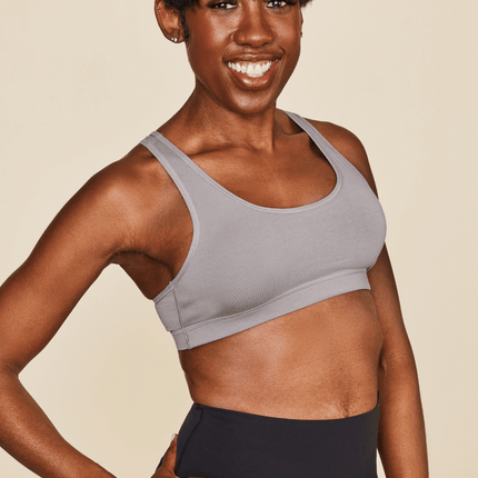 Glide Cotton Racerback Bralette by Meadow