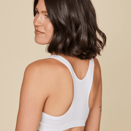 Glide Cotton Racerback Bralette by Meadow