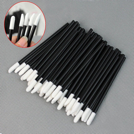 MEISHENJIE 50/500/1000pcs Lip Brushes Makeup Mascara Wands Lipstick Micro Brushes Applicators Cleaner for Eyelash Extension Tool by Gilded Grace
