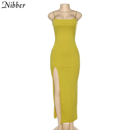 Nibber red black New year christmas party long dresses women spring Basic bodycon lace up stretch Slim midi dresses femme by Gilded Grace