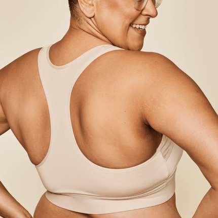 Hero Front‑Closure Sports Bra - Buff by Meadow