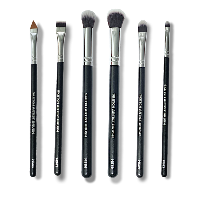 Sketch Artist Concealer Brushes Full Collection by Makeup A Murder, INC
